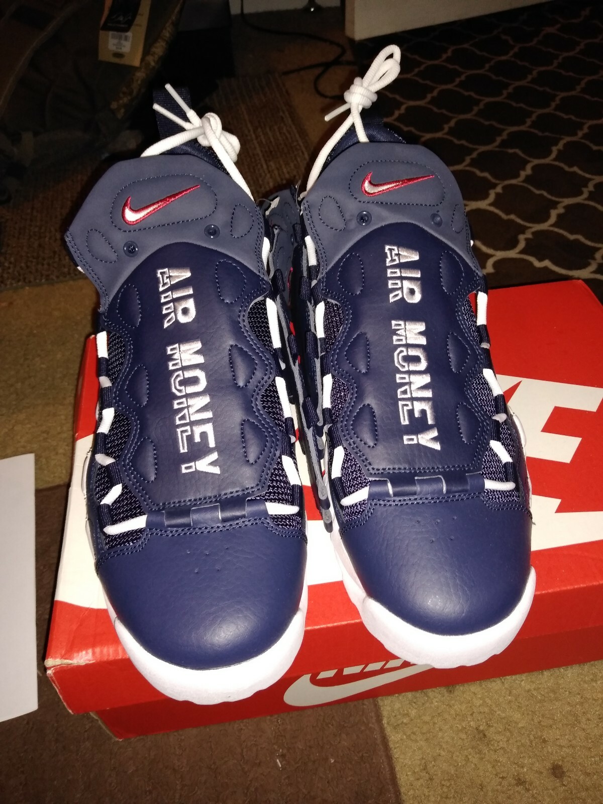 Nike Air More Money Obsidian bluee Nike Air More Money Obsidian bluee