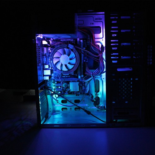 2X Striscia LED RGB per Case PC 5V 3Pin, ASUS AURA,GIGABYTE FUSION,MSI MYSTIC - Foto 5 di 12