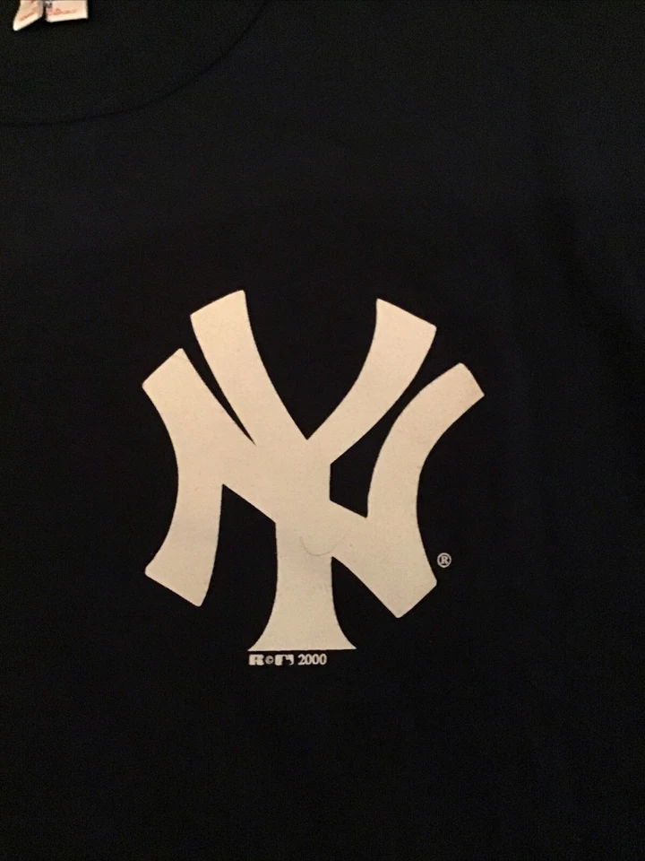 Camiseta deportiva de colección 2000 Russell MLB Jason Giambi New York Yankees talla mediana Foto 3 de 3