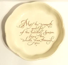 Serving Dish May the Warmth of the Holiday Season Shine the Whole Year Through