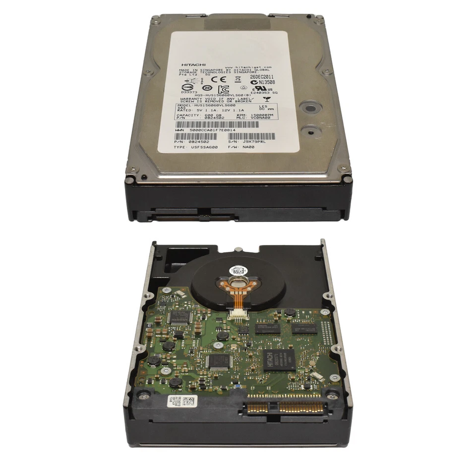 NetApp HGST 600GB SAS 3.5Zoll HDD 6Gbps 15k HUS156060VLS600 - Bild 4 von 4