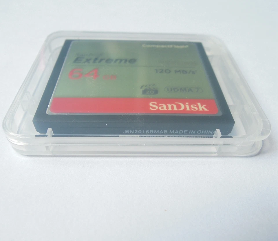 64GB SanDisk Extreme CompactFlash 120MB/S CF Card 800X SDCFXSB-064G UDMA7 4K R - Image 3 of 4