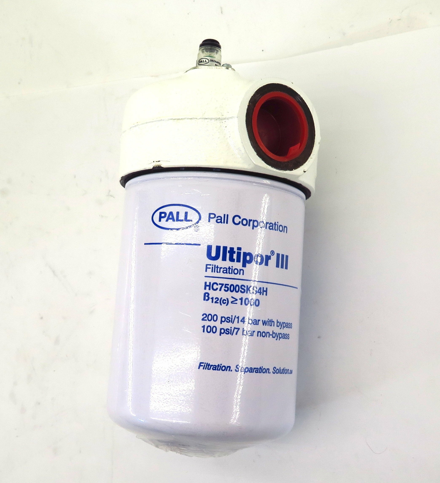 Pall InLine Hydraulic Filter Housing Head + Element Assy HC7500 HH7500