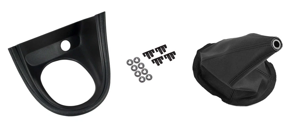 1999-2004 Ford Mustang или Cobra уголь переключатель отделки ободок и кожаный Shift загрузки - Изображение 3 из 4