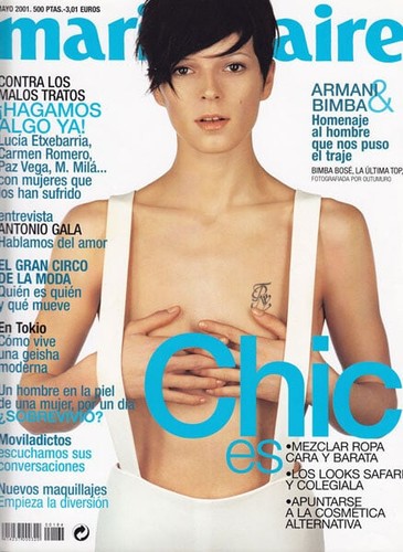 Marie Claire Spain May 2001 - Bimba Bosé