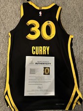 Stephen Curry Signed Golden State Warriors City Jersey BAS LOA COA Authentic NBA