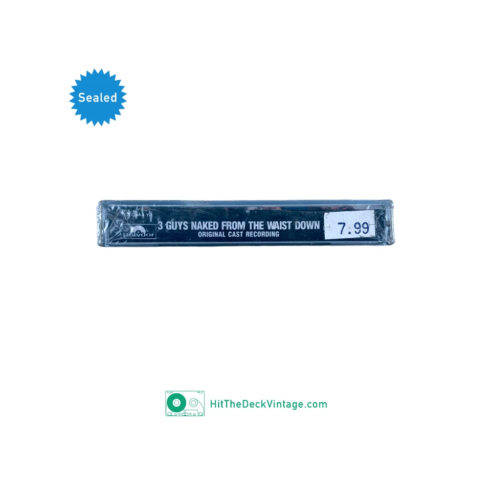 3 Naked Guys From The Waist Down Musical Soundtrack Cassette Tape (1985) SEALED - Image 3 of 3