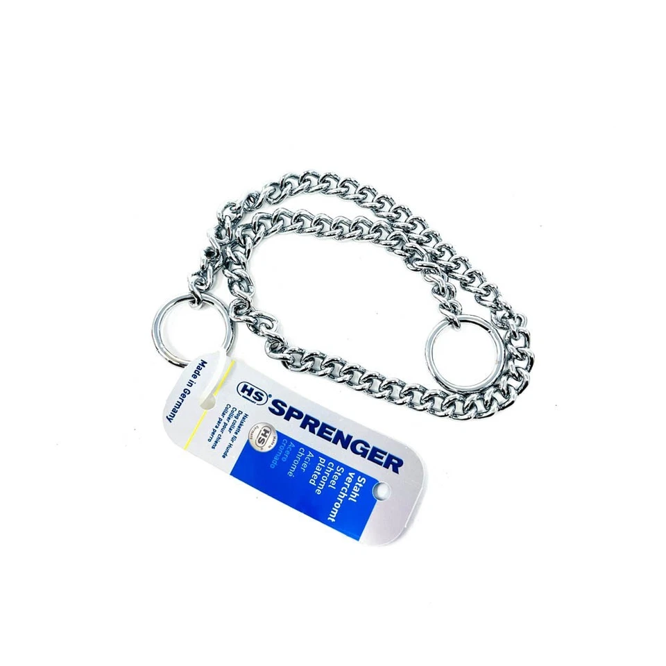 Collar de cadena estrangulador pesado Sprenger para entrenamiento K9 - 3 mm x 22 pulgadas, hecho en Alemania Foto 2 de 4