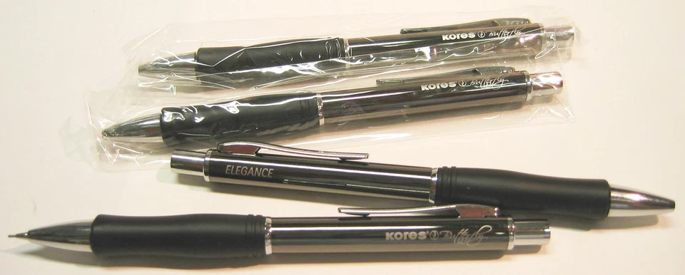 KORES - 12 MATITE PORTAMINE ELEGANCE - IN ACCIAIO - PUNTA DA 0.7 mm