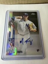 Topps 2020 Topps Chrome Update Rookie Autographs Mike King Yankees Refractor 