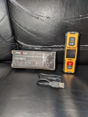PREXISO P70DLI Laser Measure- 230Ft Rechargeable Laser Measurement Tool In Box