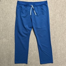 Figs Livingston Scrub Pants Womens XL T21003T Blue Medical Uniform