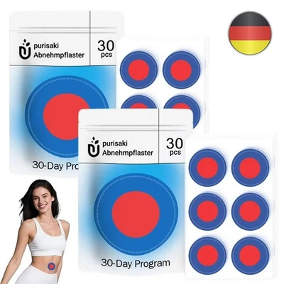 MARKENLOS Purisaki Abnehmpflaster Original, Natürliche Metabalance Patch, Gewichtskontroll