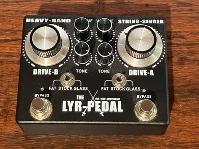 LYR-Pedal Dual Overdrive Guitar Pedal Distortion 9-18v Tube Blues