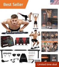 All-in-One Portable Push Up Board with Ankle ...