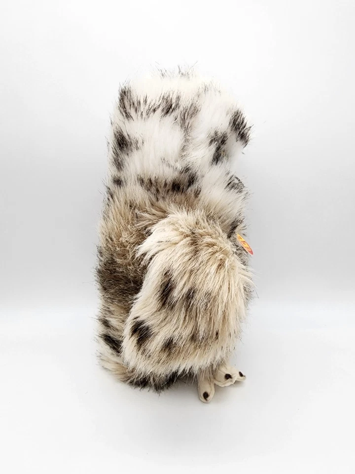 NICE STEIFF OWL 2591/22 PLUSH STANDING 8.5" TALL ORIGINAL TAGS & BUTTON AUSTRIA! - Image 2 of 4