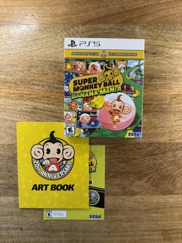 Super Monkey Ball Banana Mania ANNIVERSARY LAUNCH EDITION Sony PlayStation 5 CIB