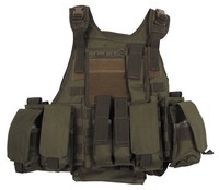 Mfh Einsatzweste Ranger Weste Mit Taschen Military Army Airsoft Oliv
