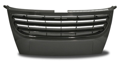 Kühlergrill für VW Touran 1T 1T2 06-10 Grill ohne Emblem Schwarz JOM Abs