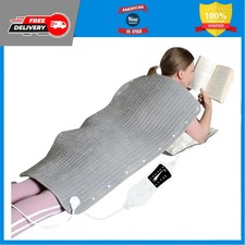 Extra Large Heating Pad 40x20 XXXL for Back Neck and Shoulder Pain Relief