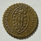 United Kingdom England London 1800's Brass African Trade Token 725215