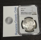 1881 S MS67 Morgan Silver Dollar NGC