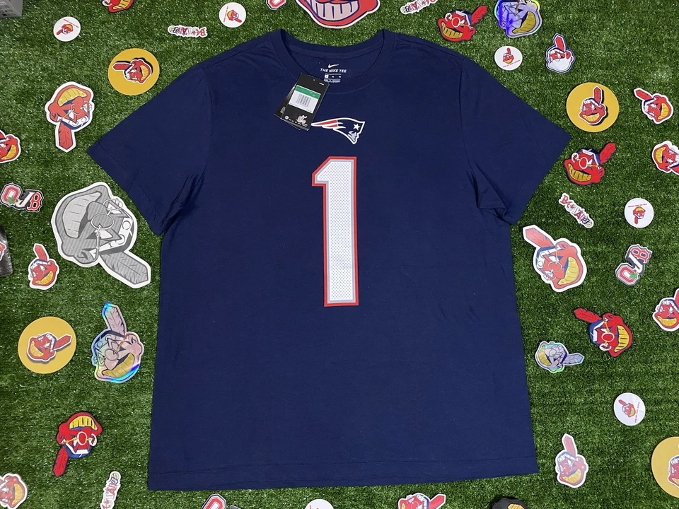 Camiseta deportiva Nike Cam Newton para hombre talla XL New England Patriots NFL fútbol Foto 2 de 4