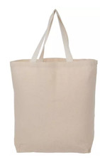 Three Pocket Canvas Tote Bag Small or Large new