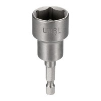 "Nuss-Aufsatz 19Mm Steckmaß 1/4\" Sechskantschaft 2.56\" Magnethalter Grau"