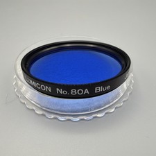 Lumicon 80A Blue Planetary Filter 2" Telescope Eyepiece Filter w/ Box
