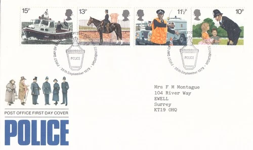 Police GB PO FDC Bureau 1979 132871)