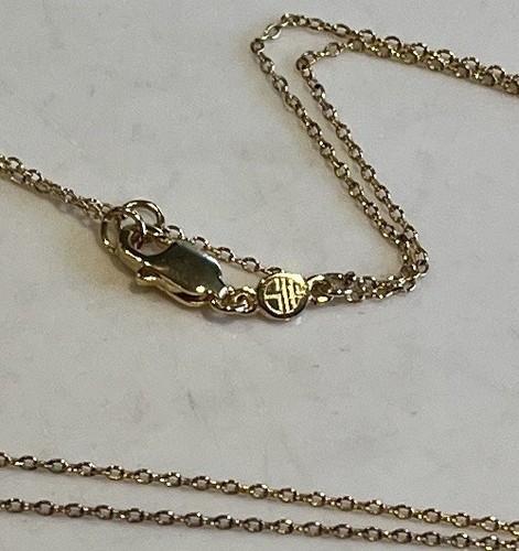SAMANTHA WILLS PETITE BARDOT PENDANT NECKLACE 14K GOLD PLATED WITH HOWLITE-BNWOT - Picture 3 of 4