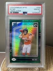 2024 Panini Donruss Optic Bo Nix RC Green Hyper Prizm PSA 10