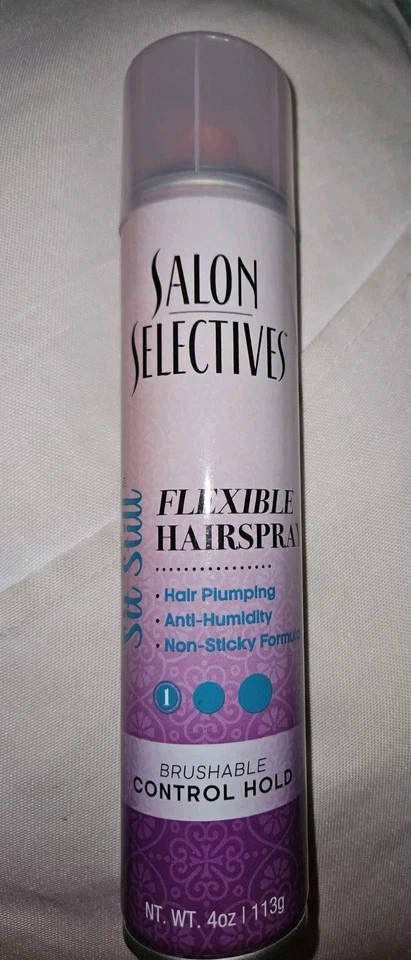 Salon Selectives #1 Flexible Hairspray Hair Plumping Anti Humidity Non Sticky 4o - Image 2 of 4