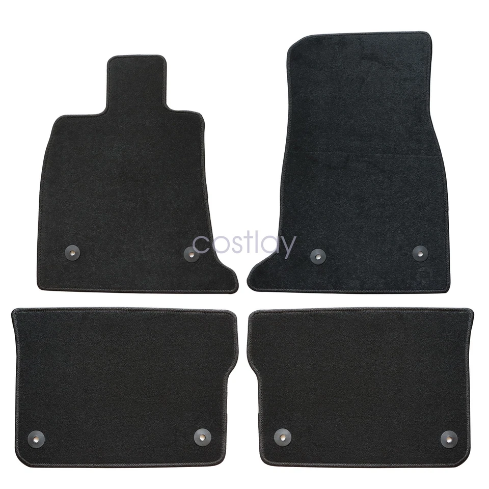 4 piezas alfombrillas negras para Cadillac CT6 2016-2020 4 puertas delanteras y traseras Foto 4 de 4