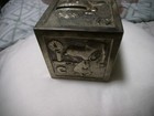 Peanuts Snoopy Square penny bank silverplated — photo 2