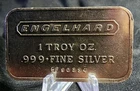 Engelhard Landscape Frosted Reverse Vintage 1 oz Silver .999 Fine Bar SN-PF90334