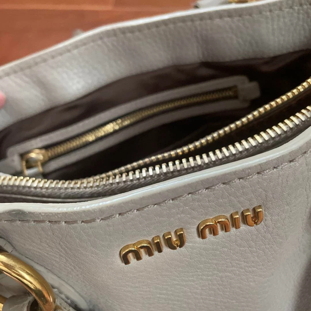 MIU MIU Mini borsa a tracolla blu chiaro donna borsa vintage usata
