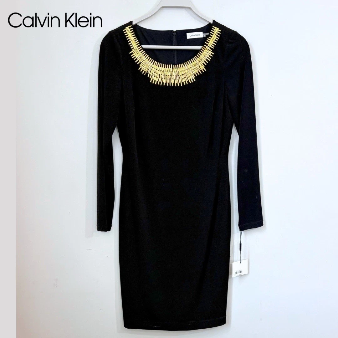 Calvin Klein Gold Dresses for Women for sale - eBay