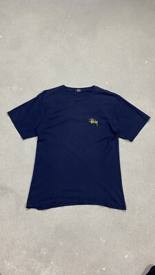 トップス old stussy shawn font T-shirt XL USA RARE!! VTG Old Signature Shawn Stussy Tribe International