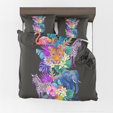 Tropical Animals Duvet Cover or Comforter tropical bedding jungle bedding tropic