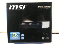 MSI DVD-ROM Computer Drive 18x Reading,Compact Disc,CD,PC,NEW