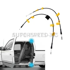 Rear Side Upper&Lower Door Latch Release Cable for 04-08 Ford F-150 Extended Cab