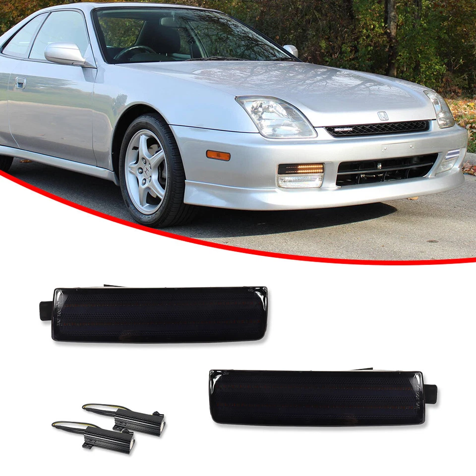 Parachoques delantero de humo Switchback LED Paking lámpara de señal para Honda Prelude 1997-2001 Foto 3 de 4