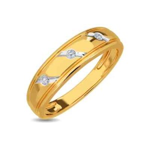 Authentic Men's Ring – 925 Sterling Silver Gold Plated Band – for Husband or Lover