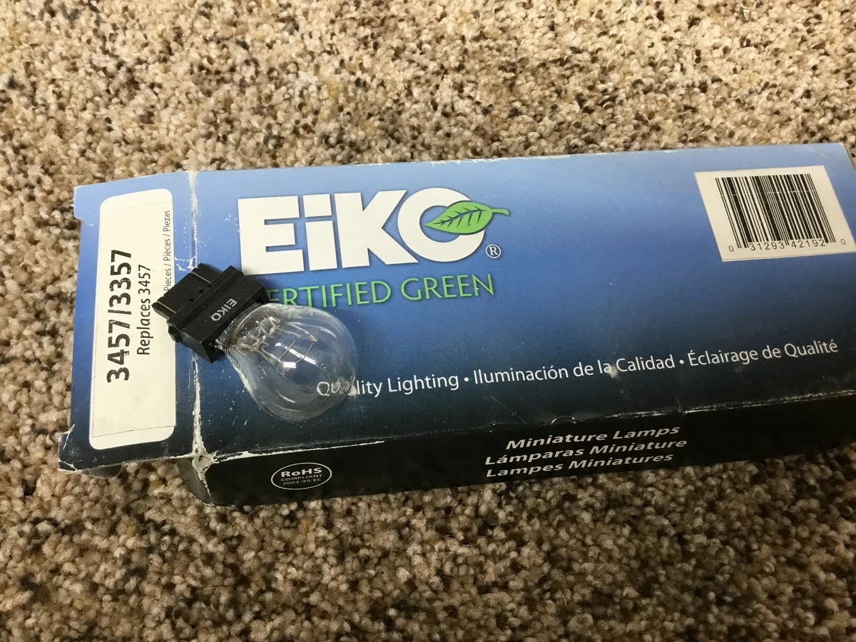 EiKO Miniature Lamp Bulb 3457 3357 Clear eBay