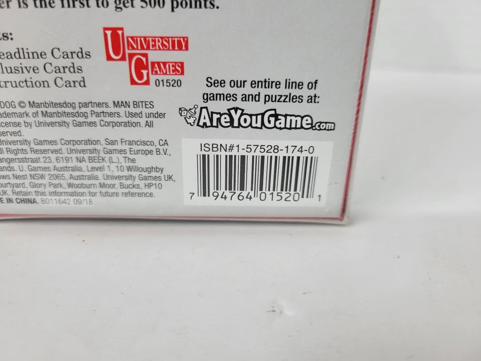 NEW - Man Bites Dog Comedy Creative Word Headline Card Game Party Game - Image 3 of 3