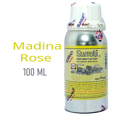 Madina Rose Surrati concentrated Perfume oil ,100 ml packed, Attar oil.