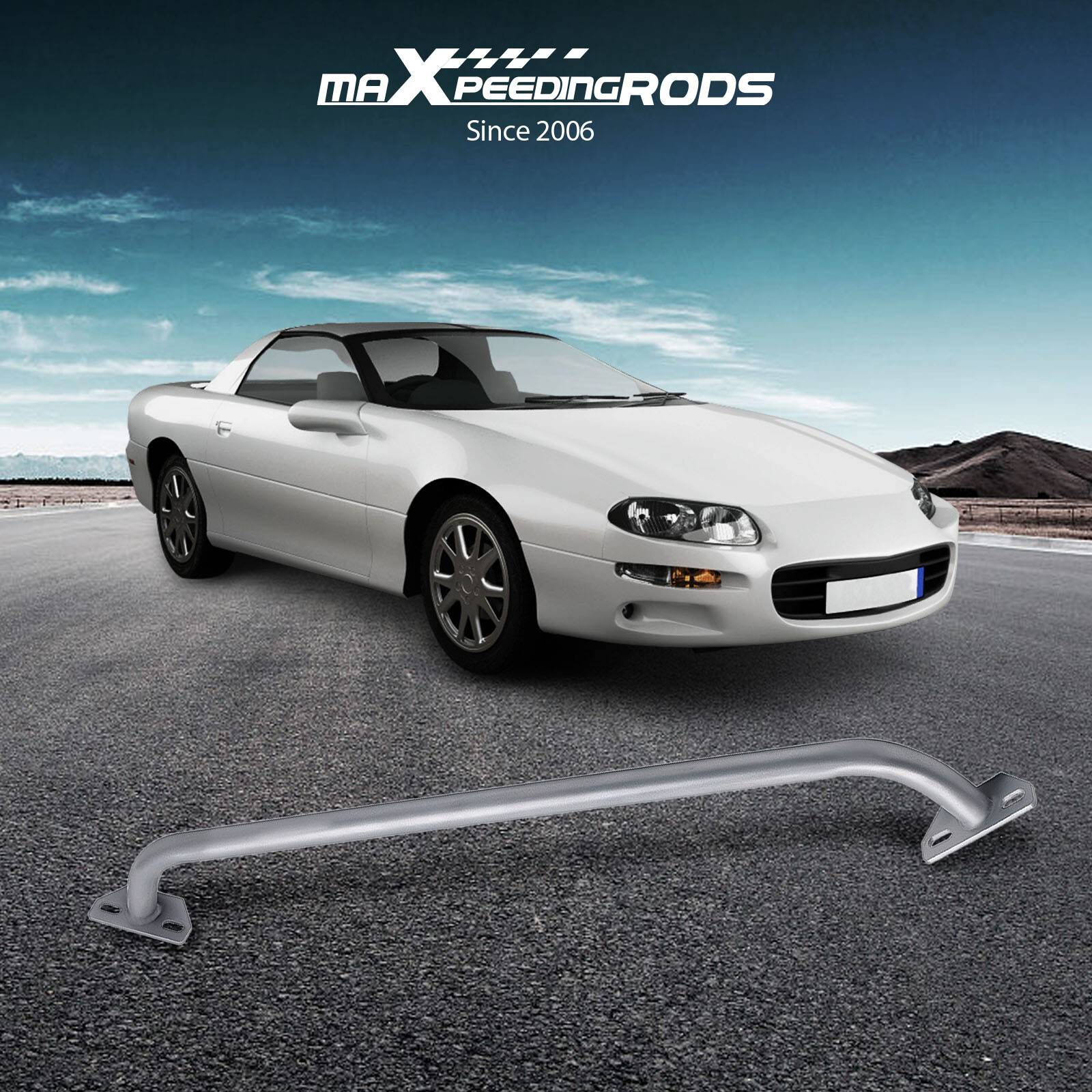 Heavy Duty Front Upper Strut Tower Brace Bar Arms for Pontiac Firebird