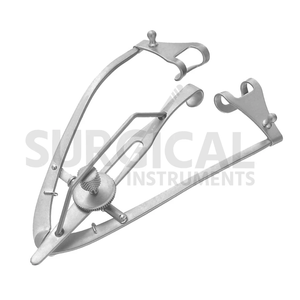 Espéculo ojo Guyton-Park 3 1/2" hojas fenestradas 14 mm oftálmico quirúrgico Foto 2 de 4